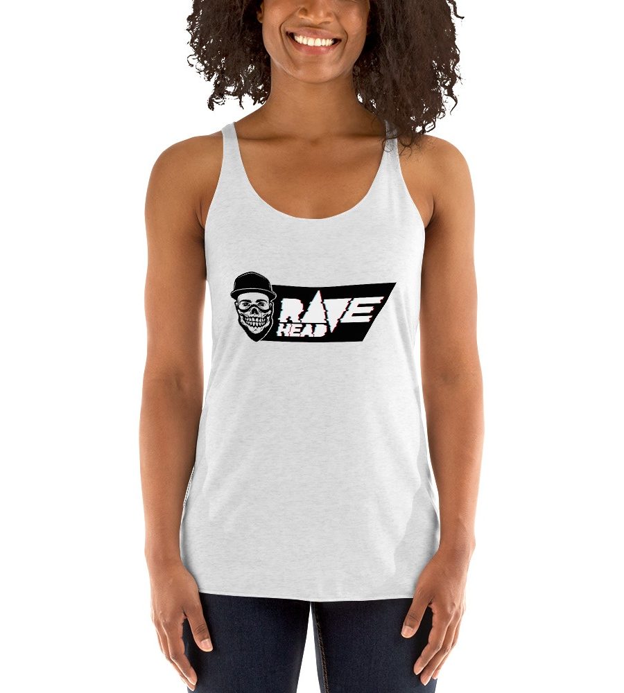 Rave Head: Women's Racerback Tank