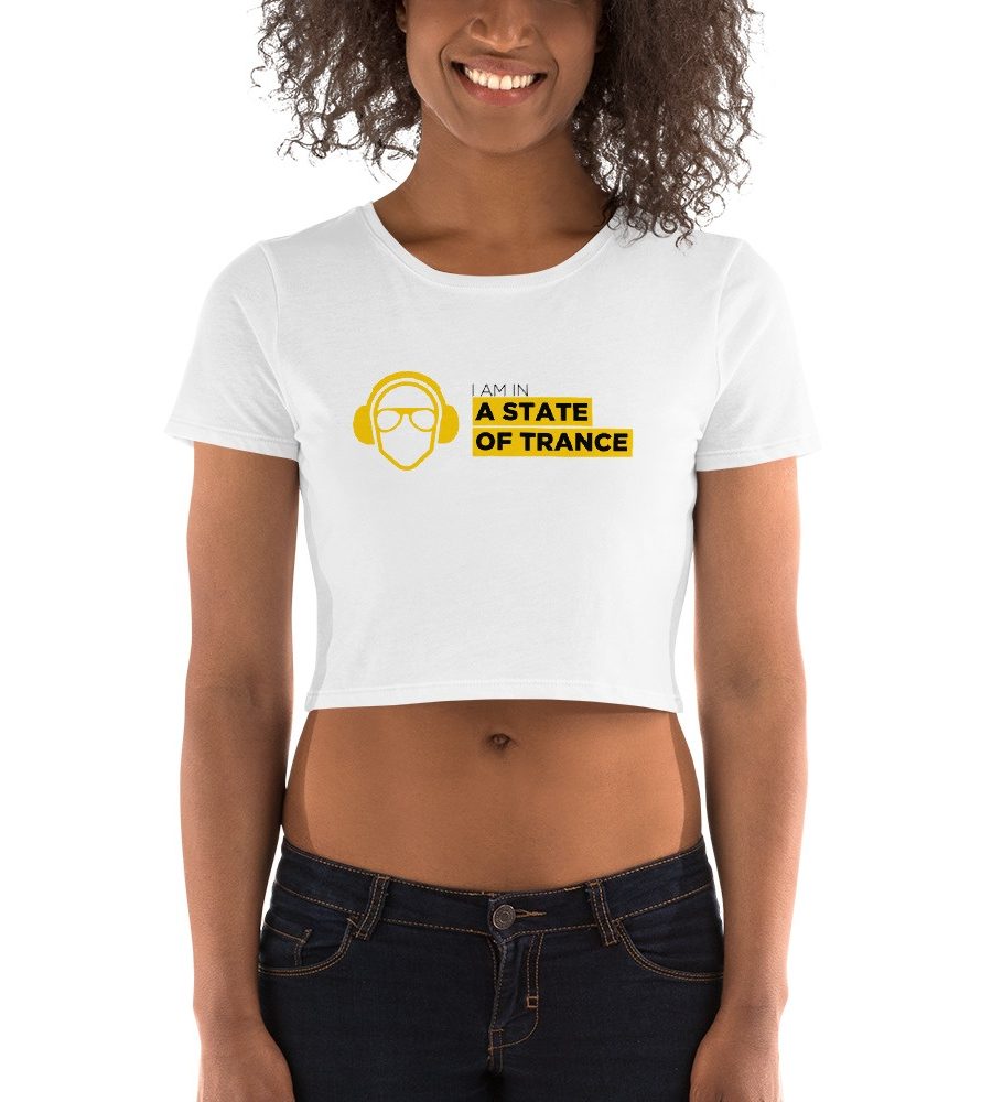 I'm In A State of Trance: Women’s Crop Tee