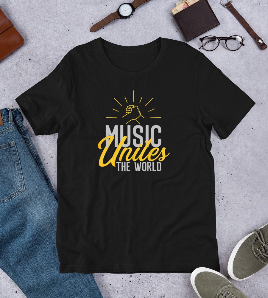 Music Unites The World: Unisex T-Shirt