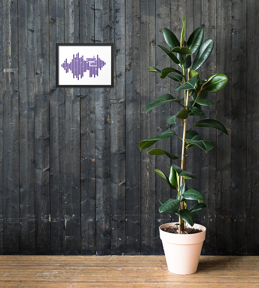 Sounds Good: Framed matte poster