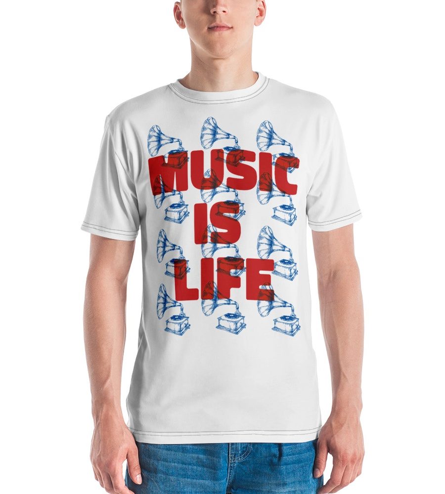 Music Is Life: Men's T-shirt