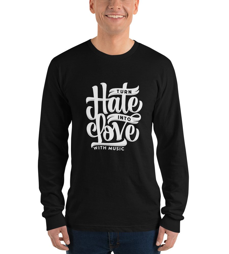 Into Love With Music: Long sleeve Shirt