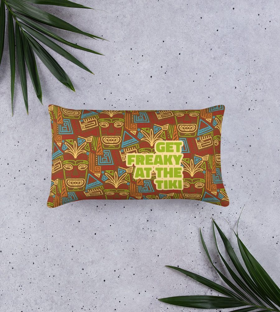 Freaky At The Tiki: Basic Pillow