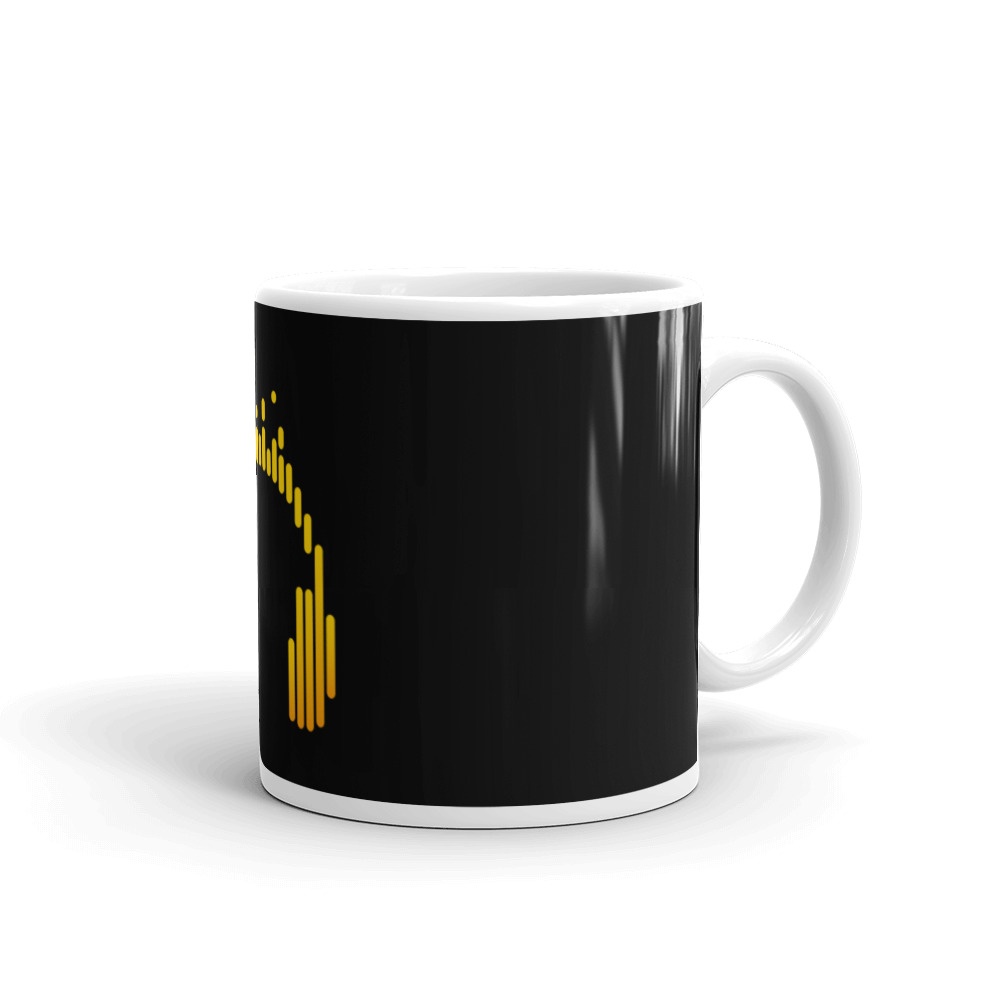 Flowing Headphones: Mug