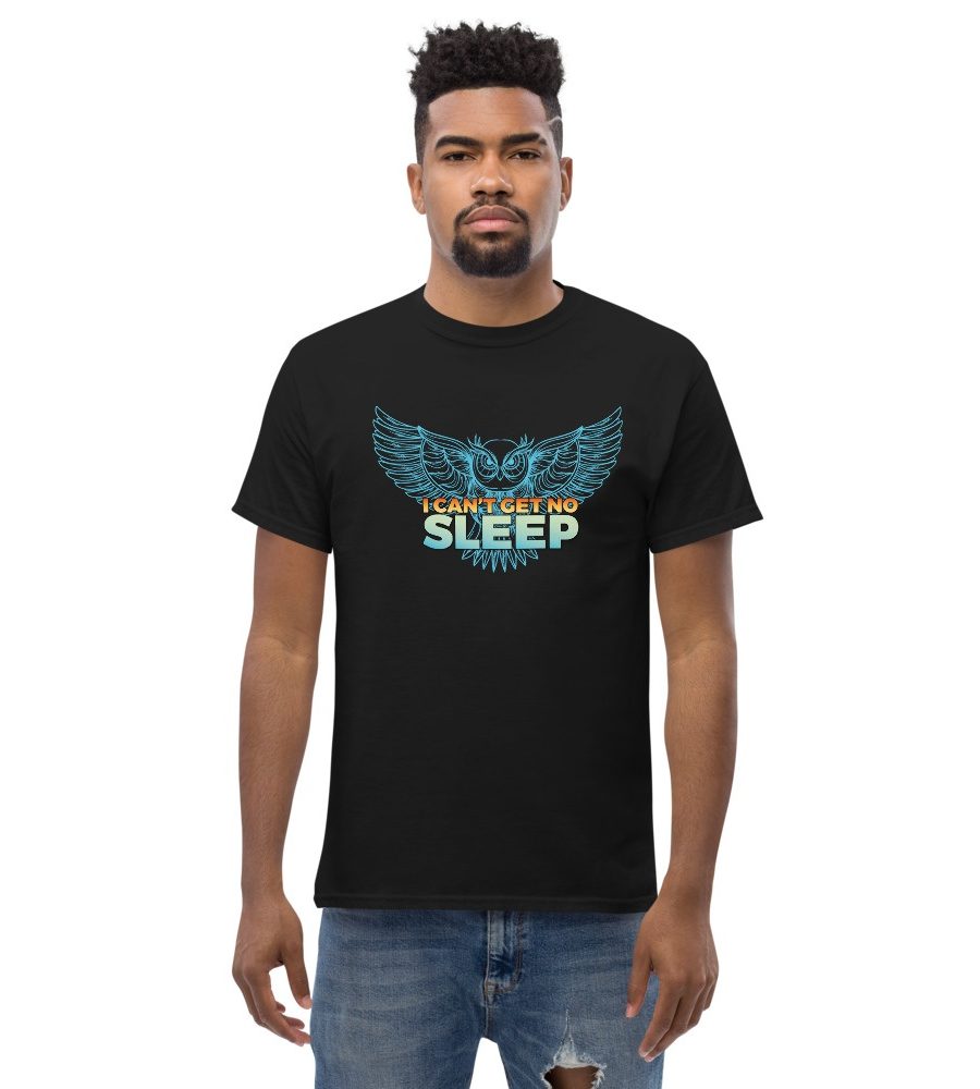 I Can't Get No Sleep: Men's heavyweight tee