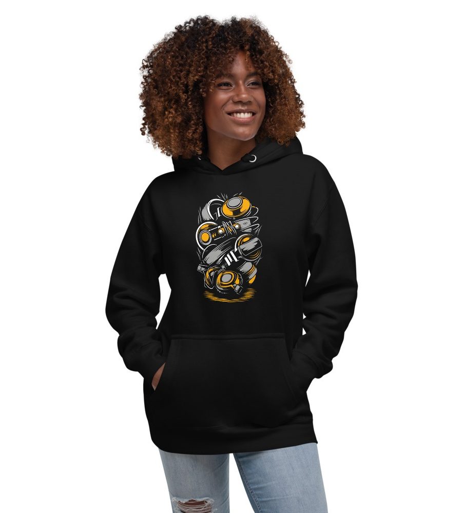 Headphone Stack: Unisex Hoodie