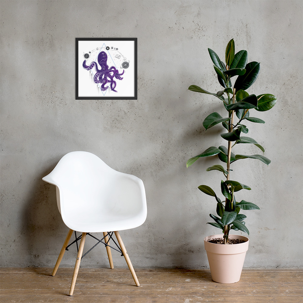 Musical Octopus: Framed poster - Image 5