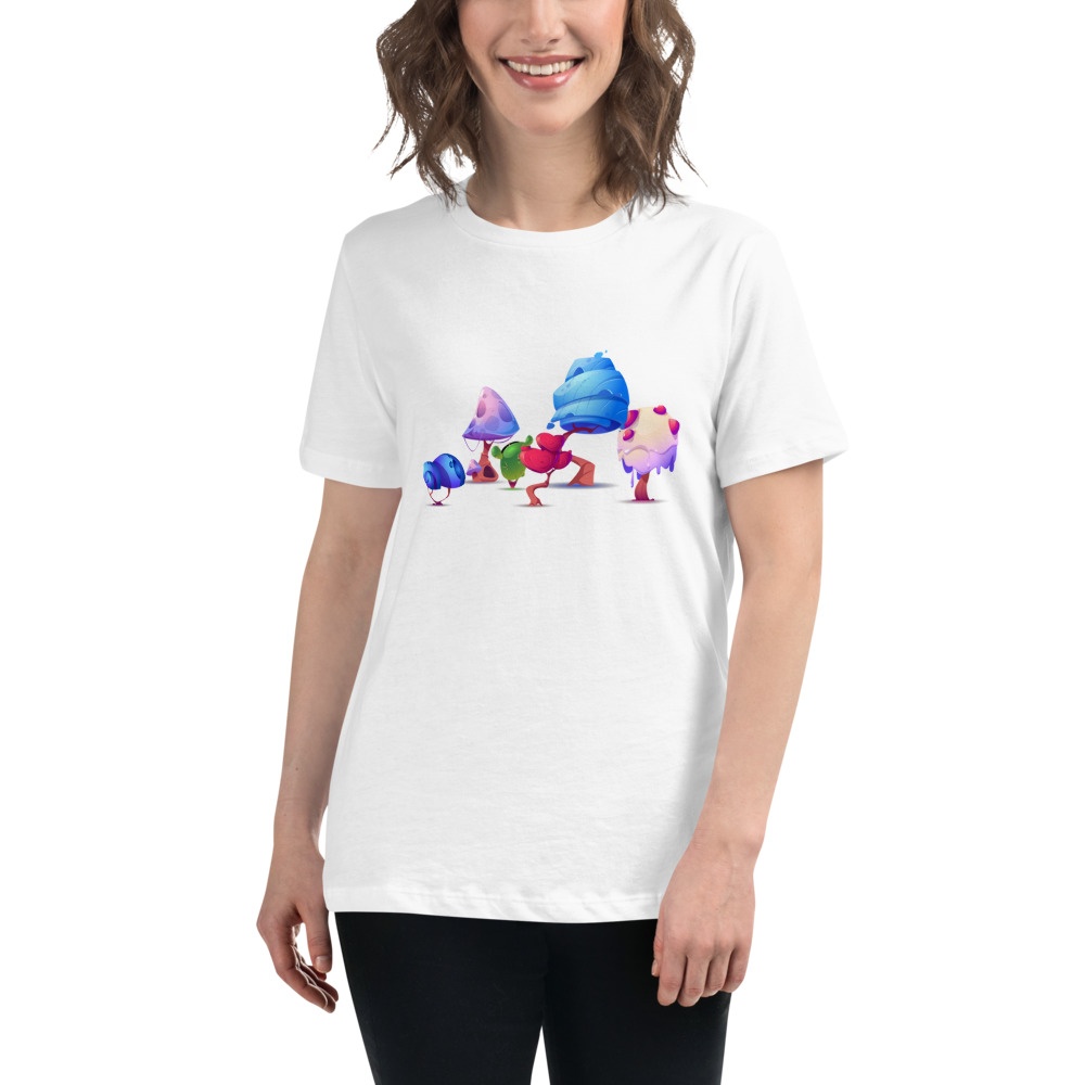 Fantastic Mushrooms: Women's Relaxed T-Shirt - Image 9