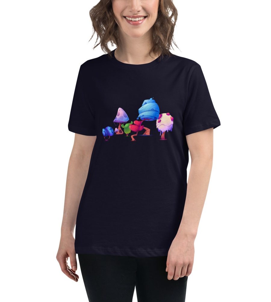 Fantastic Mushrooms: Women's Relaxed T-Shirt