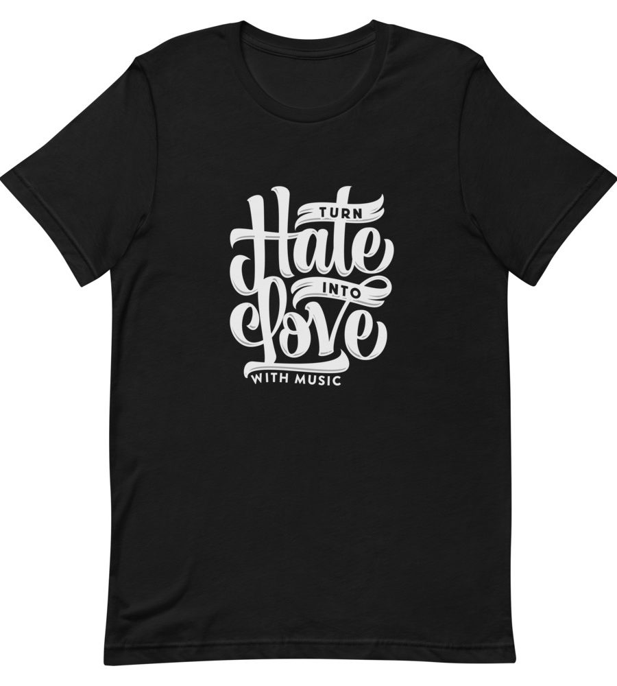 Into Love With Music: Unisex T-Shirt