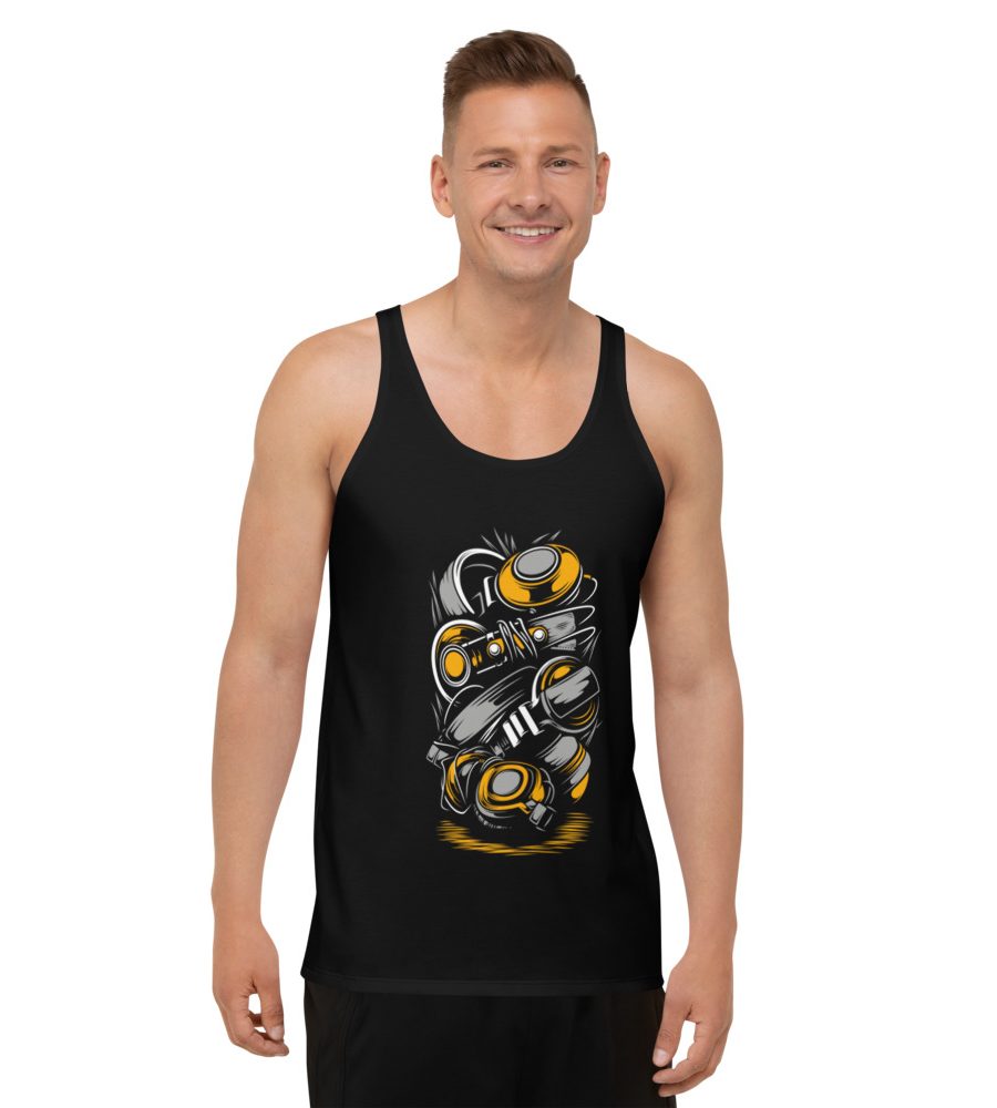 Headphone Stack Tank Top