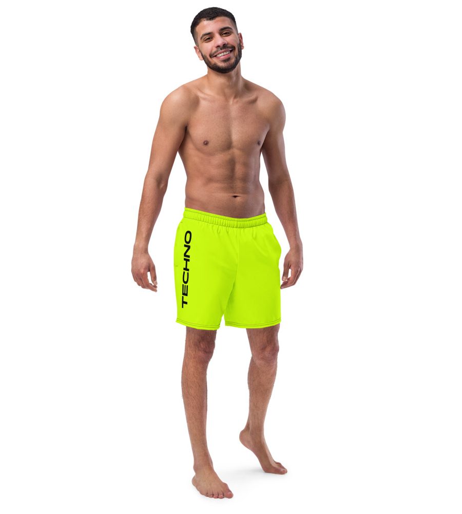Techno Fluo Men's swim trunks