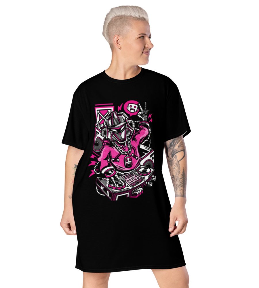 Dropping Beats T-shirt dress