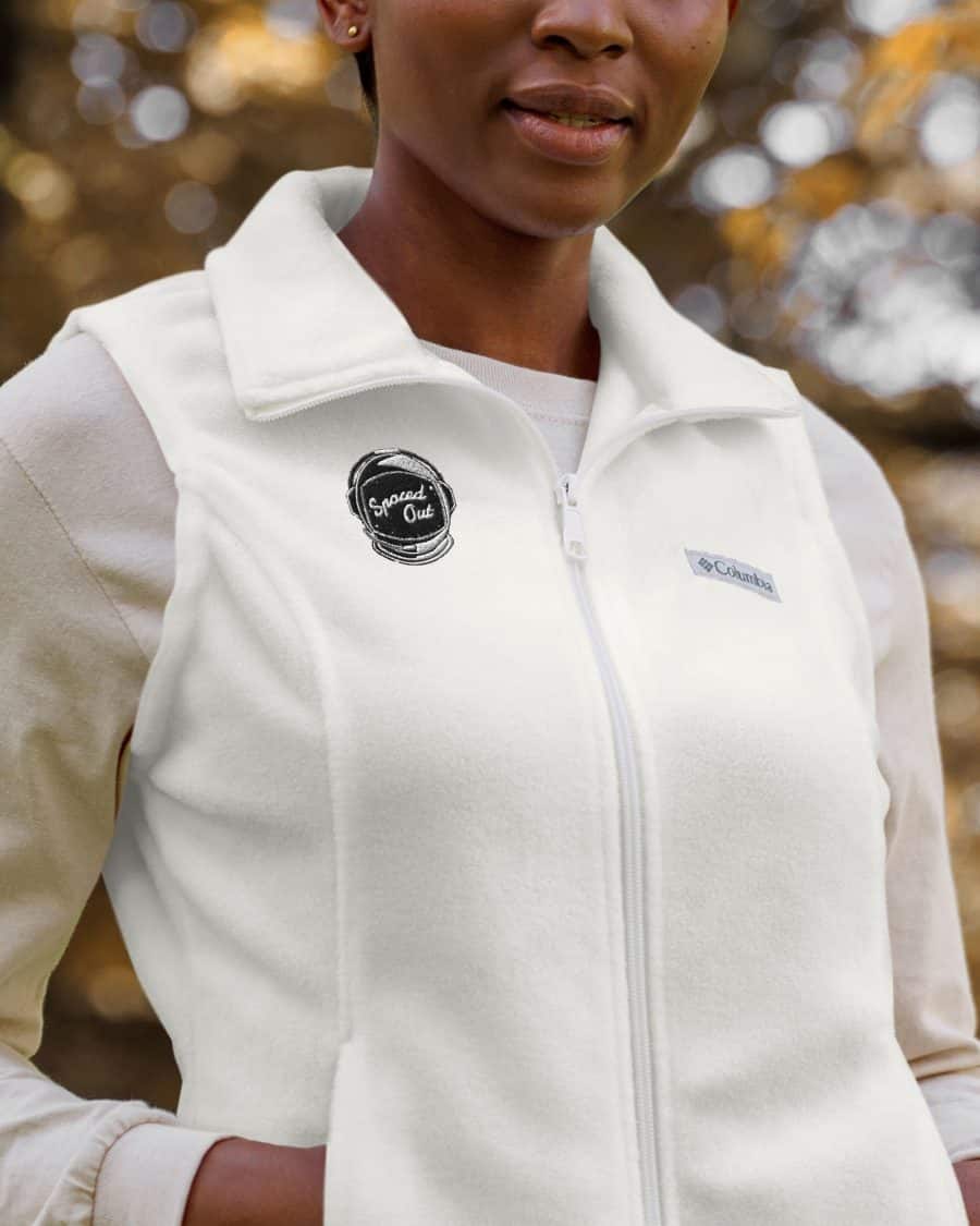 Spaced Out Women’s Columbia fleece vest
