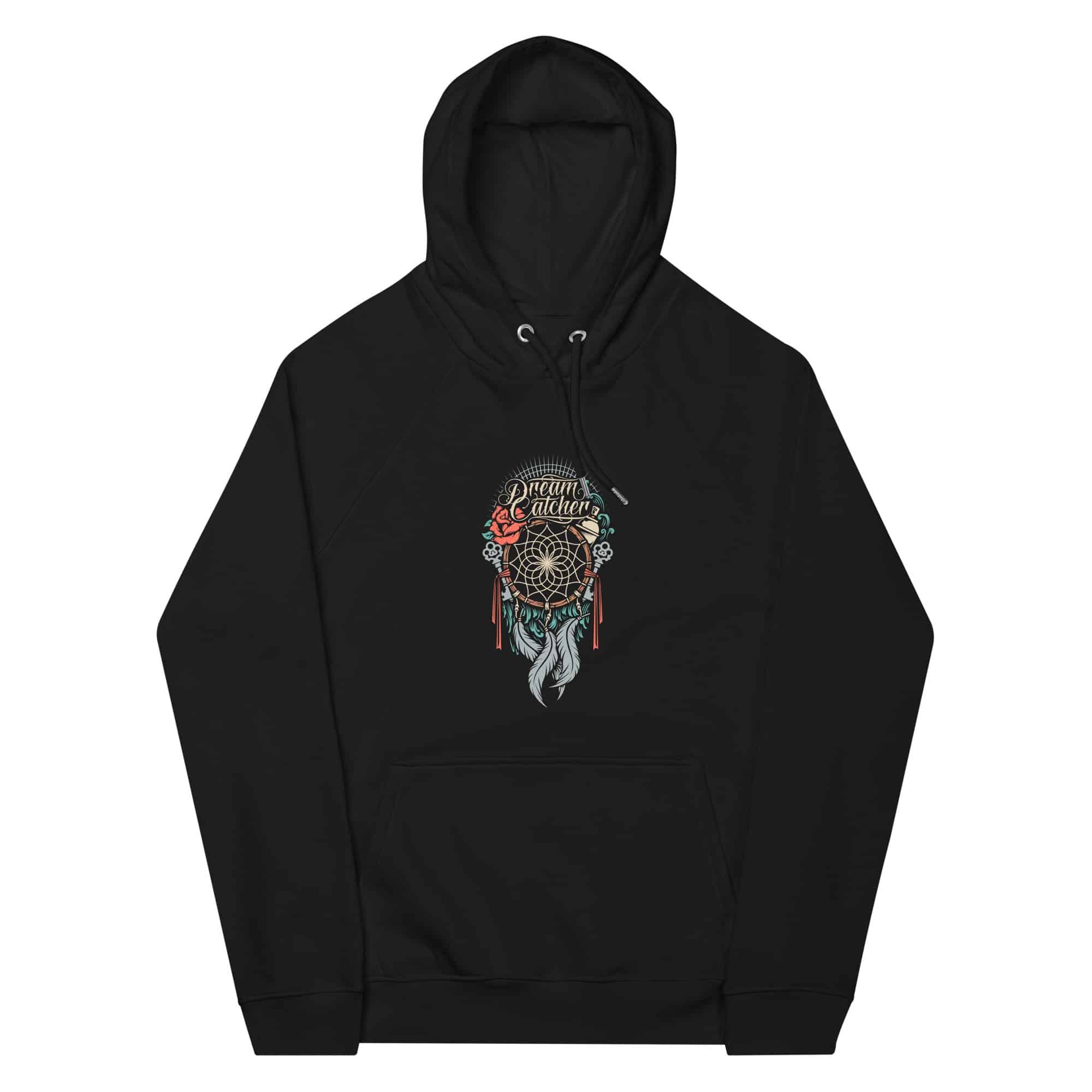 Dream Catcher: Unisex eco raglan hoodie - Image 4
